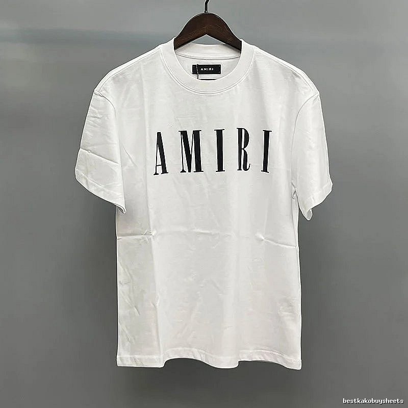 Amiri White Black Records Graphic T-Shirt Statement Graphic