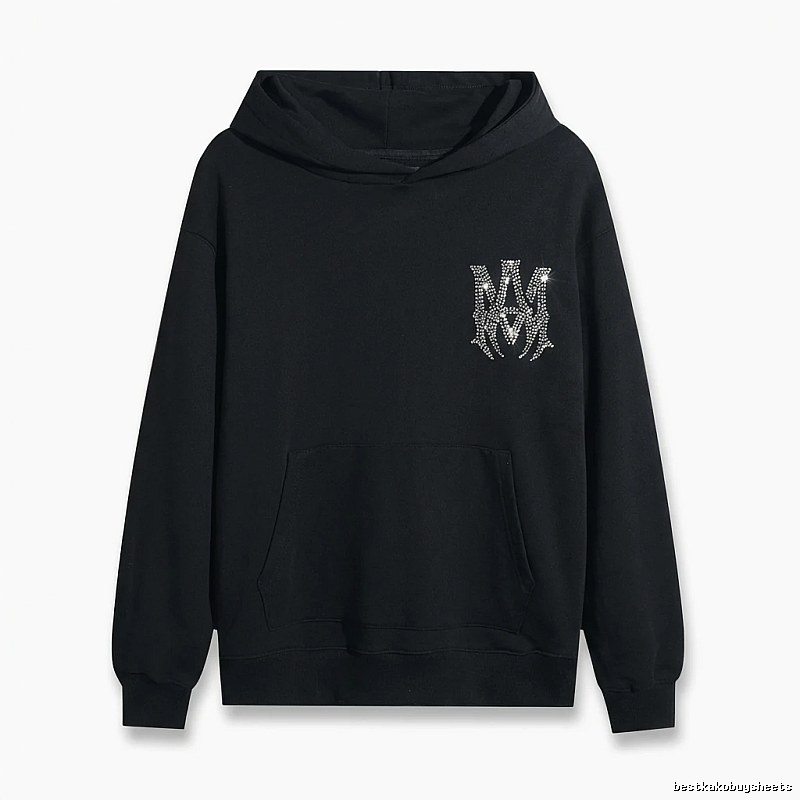 AMIRI's trendy and cool black hoodie