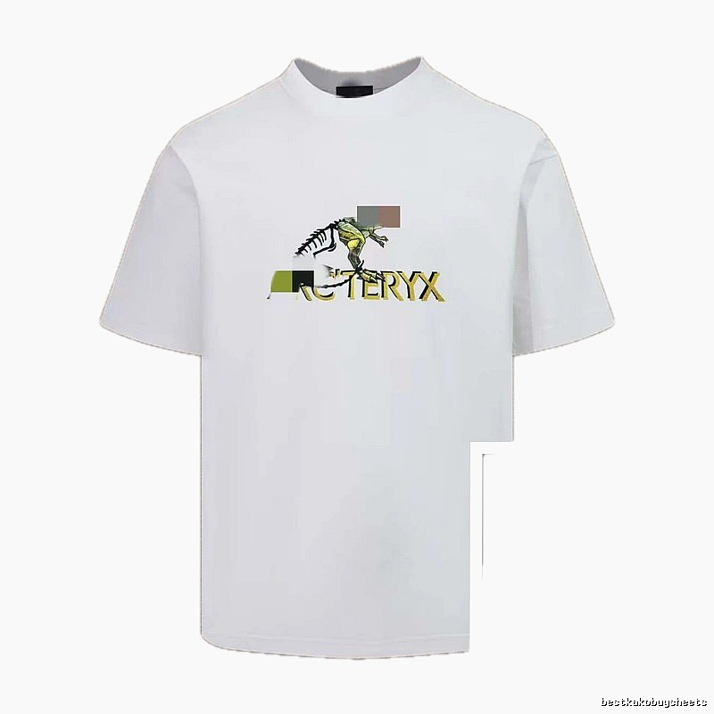 Arc'teryx Dinosaur Print Casual Style White T-Shirt