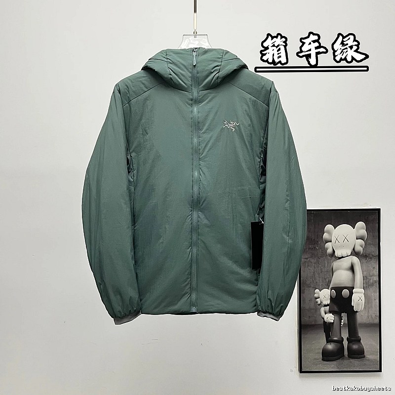 Arc'teryx Layering Sage Green Hooded Shell Jacket