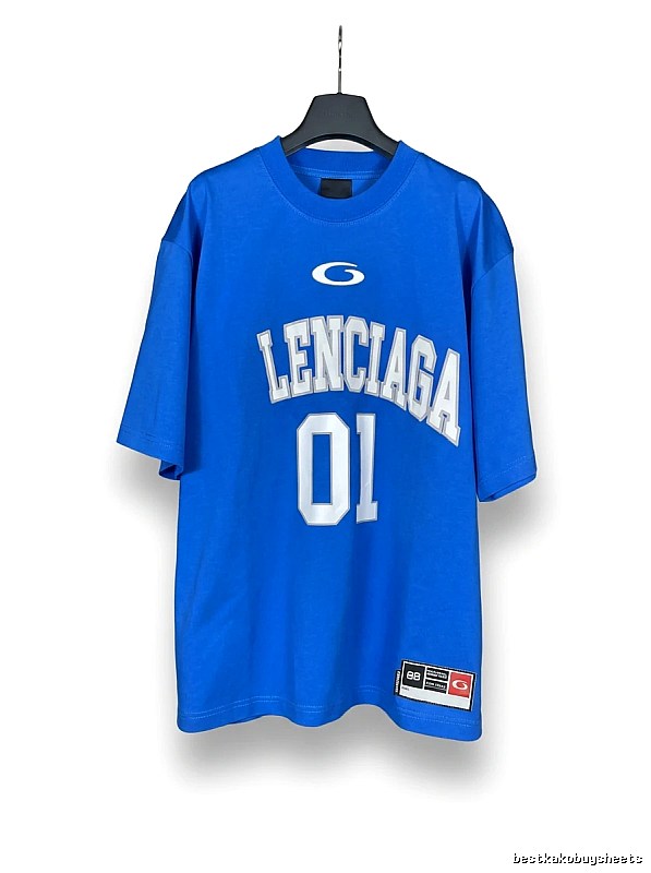 Balenciaga 01 Series Blue T-shirt