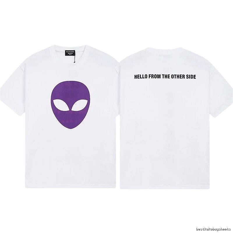 Balenciaga Alien Print Street Style White T-Shirt