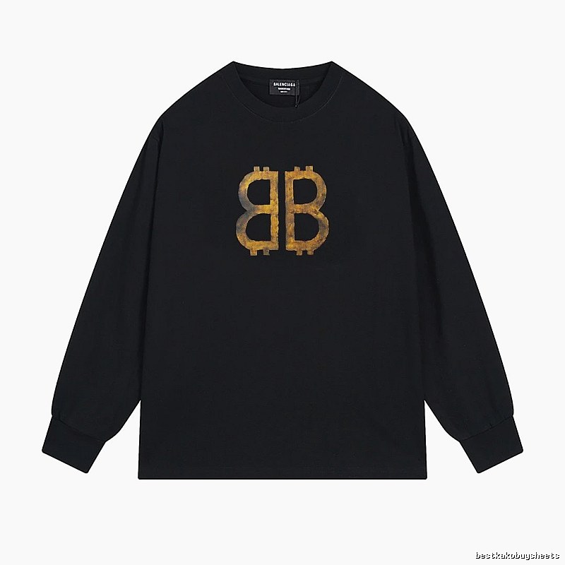 Balenciaga BB Print Black Sweatshirt