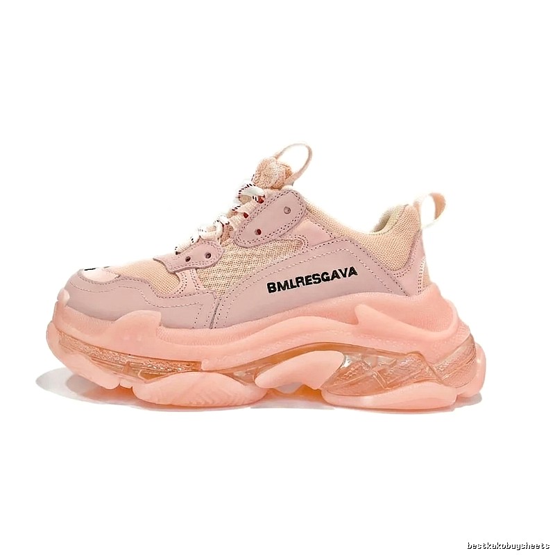 Balenciaga dad-style pink shoes
