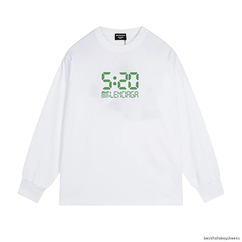 Balenciaga digital-style white T-shirt