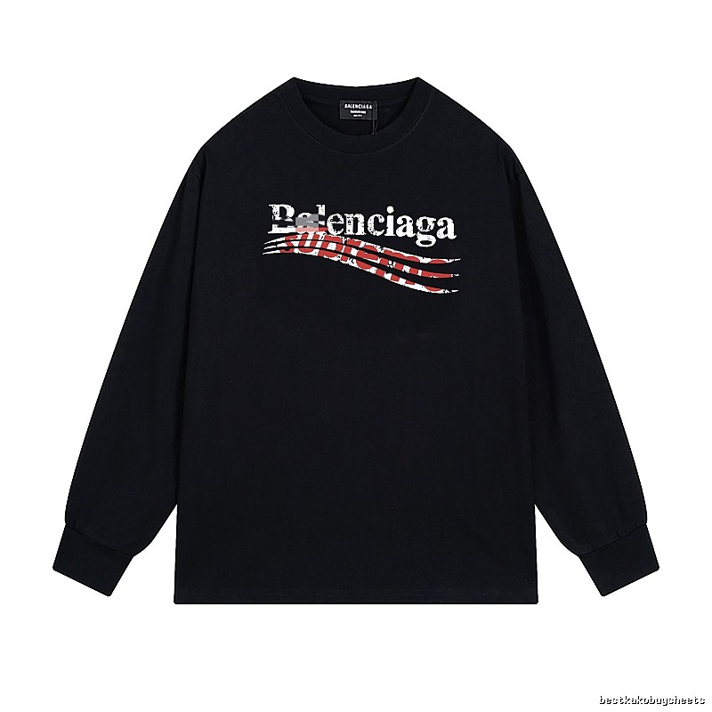 Balenciaga graffiti-style black T-shirt