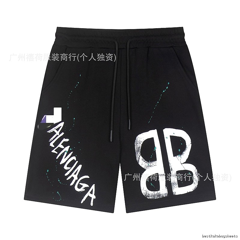 Balenciaga graffiti-style shorts