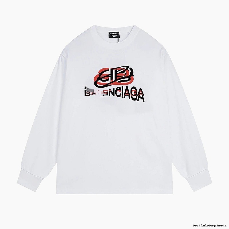 Balenciaga letter white sweatshirt