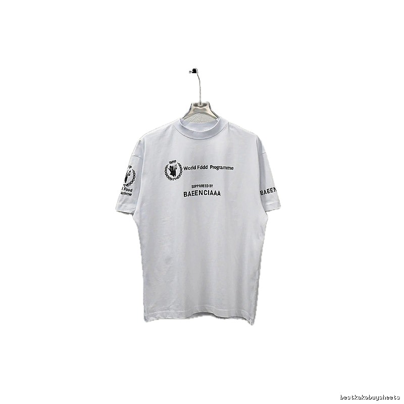 Balenciaga minimalist style white T-shirt