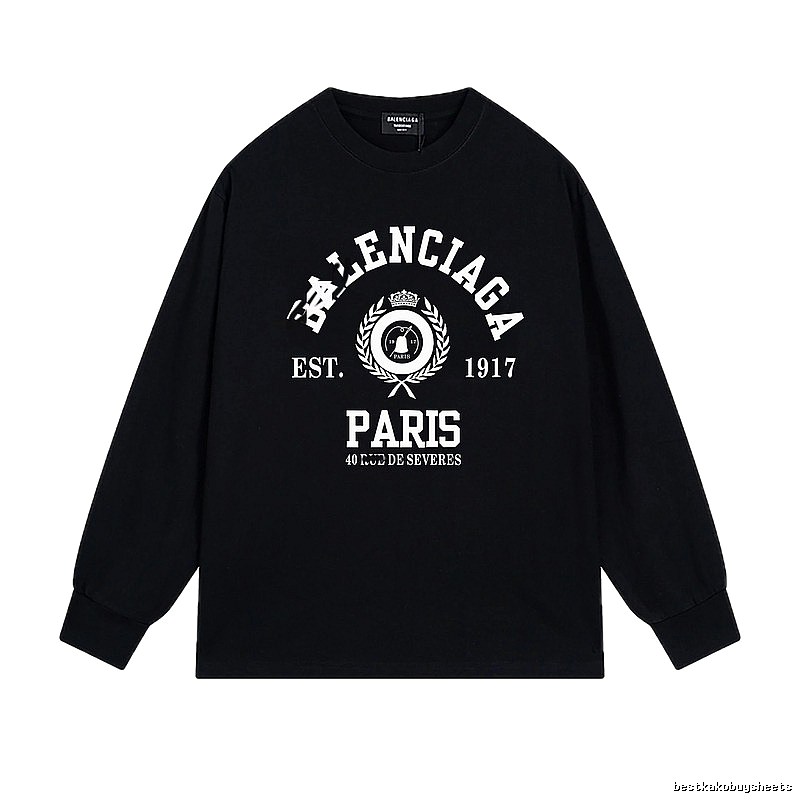 Balenciaga retro black long-sleeve