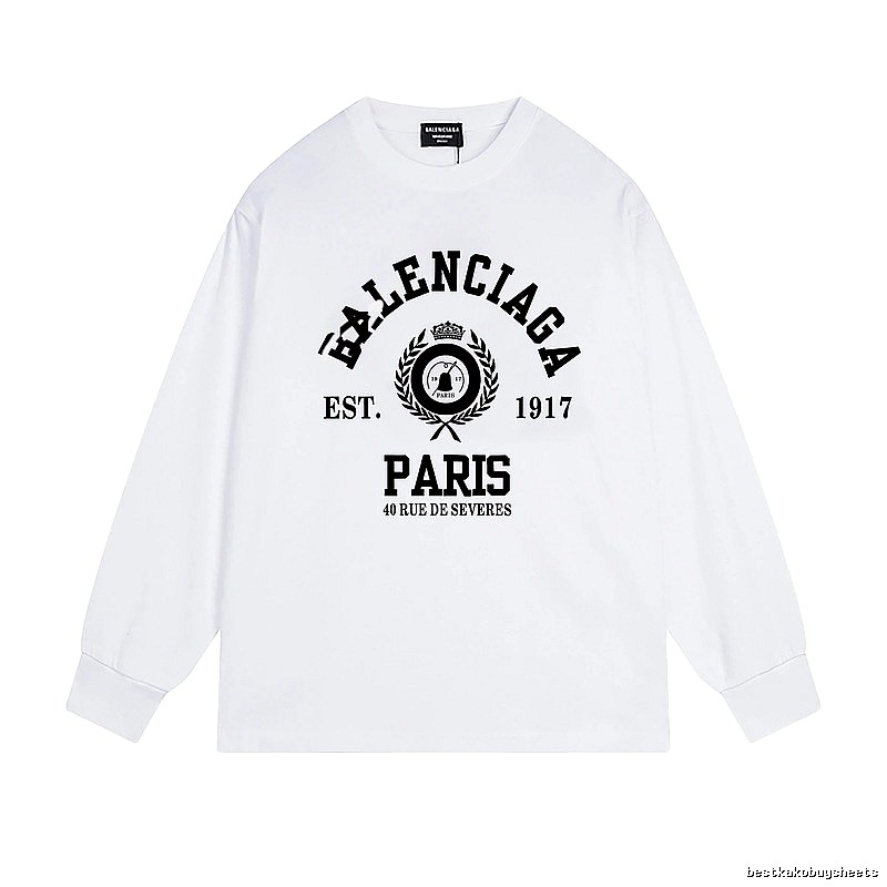 Balenciaga retro-style white T-shirt