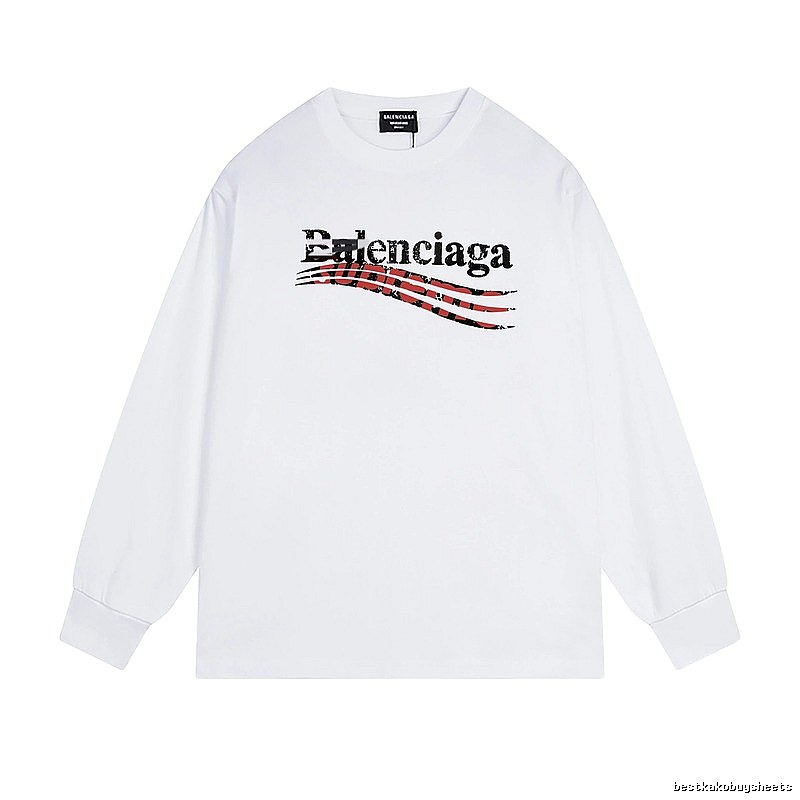 Balenciaga retro-style white T-shirt