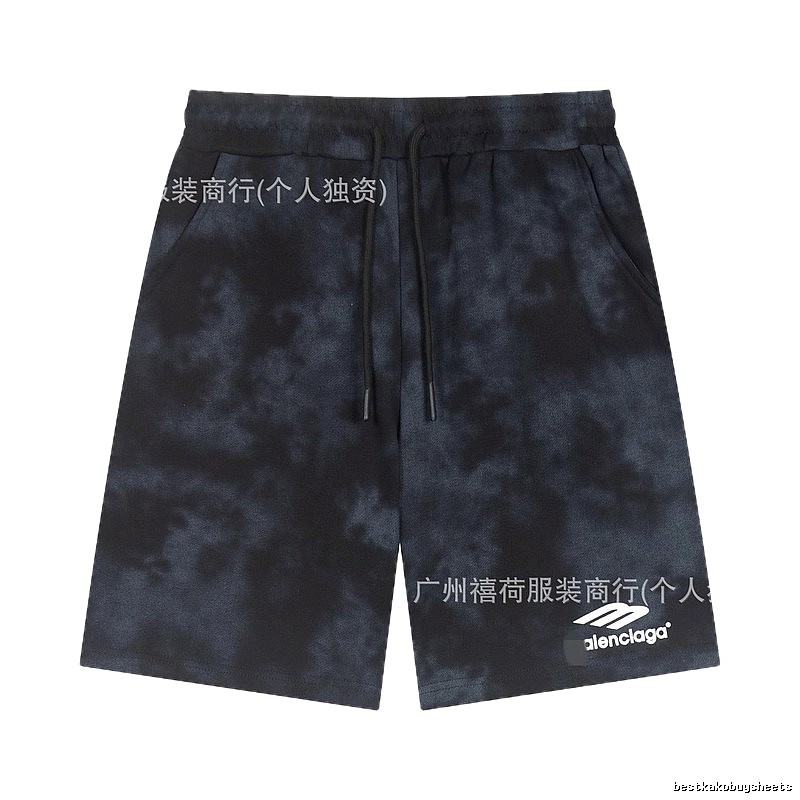 Balenciaga tie-dye style shorts
