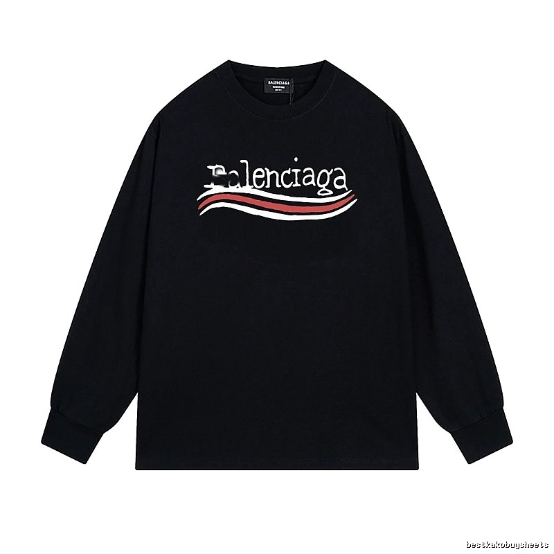 Balenciaga wavy black sweatshirt