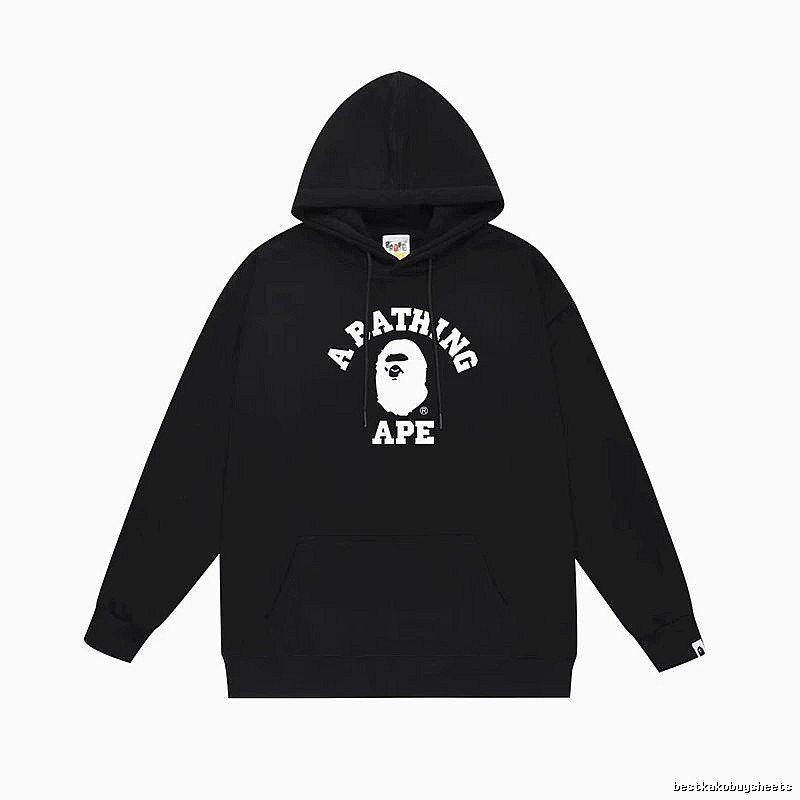 Bape Ape Head Simple Black Sweatshirt