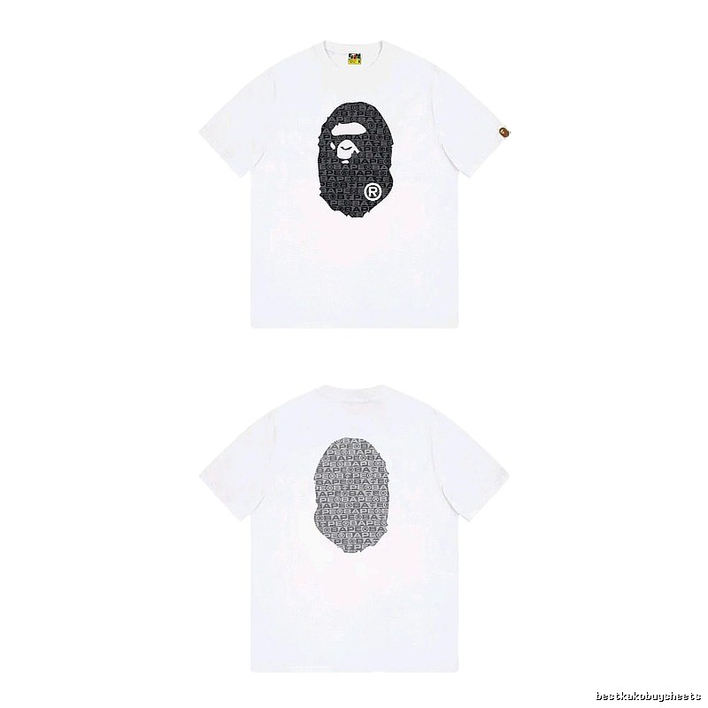 Bape Ape Head Simple White T-shirt