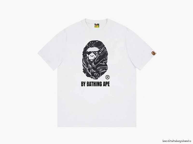 Bape Ape Head Trendy Cool White T-shirt