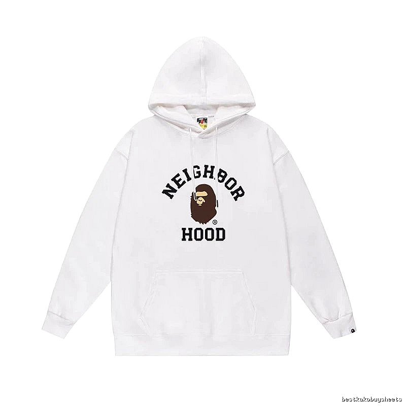 Bape Ape series white hoodie