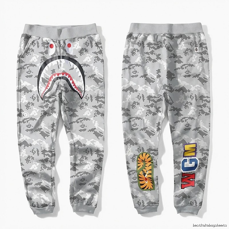 Bape Camouflage Shark Sweatpants