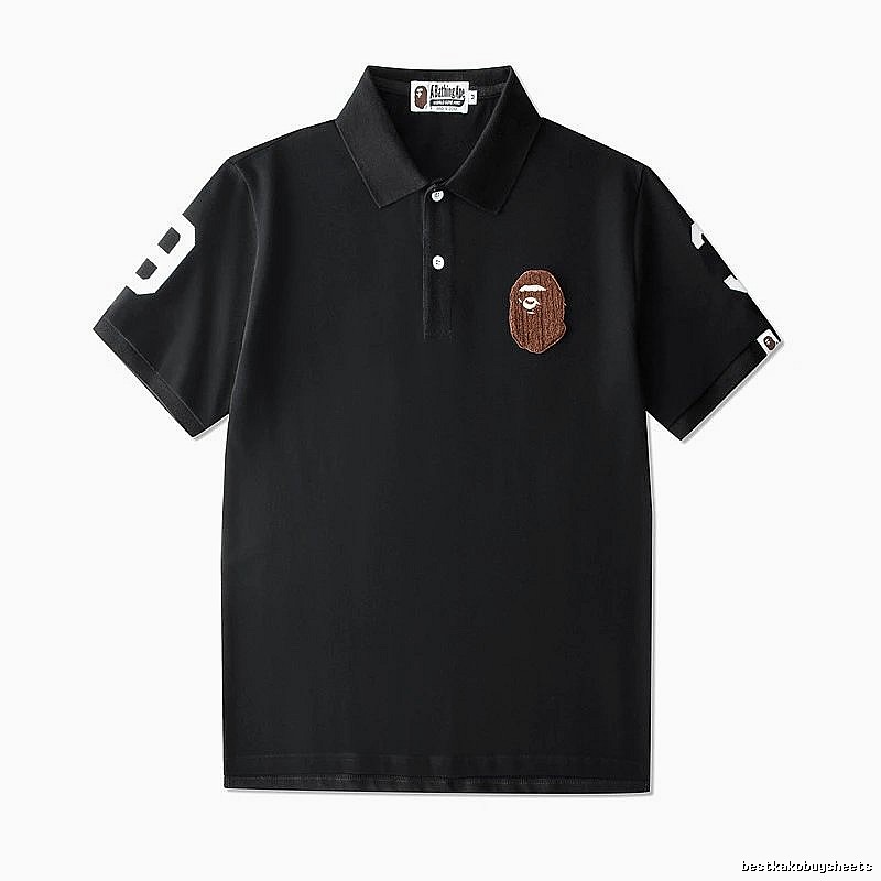 BAPE Casual Polo shirt White Polo Ape for Streetwear Looks