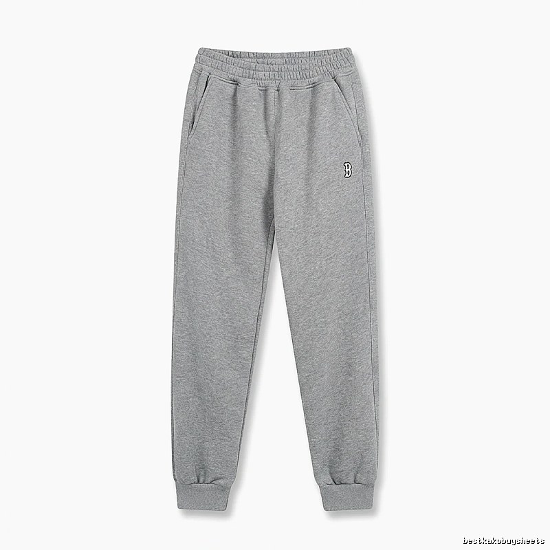 Basic style casual gray sweatpants of MLB