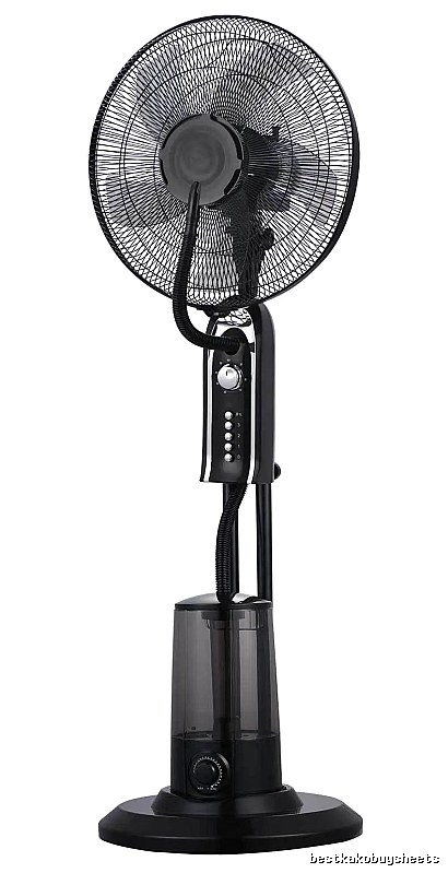 Bladeless Pedestal Cooling Fan For Room Airflow 18-inch Mechanical Control eu Plug