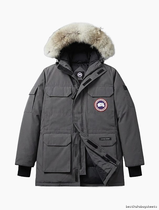 Canada Goose Parka Style Dark Grey Down Jacket