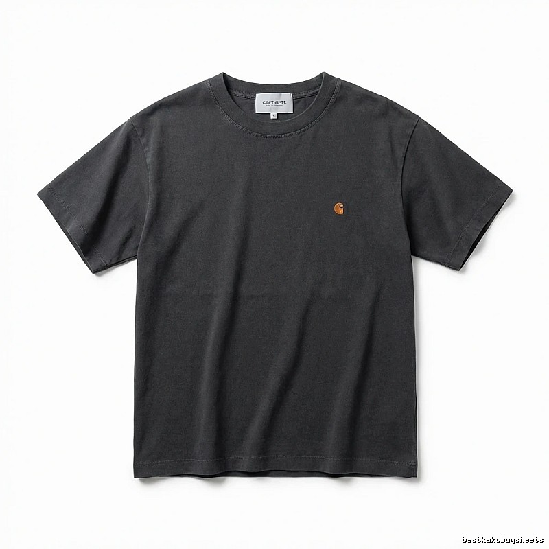 Carhartt Basic Simple Style Black T-shirt