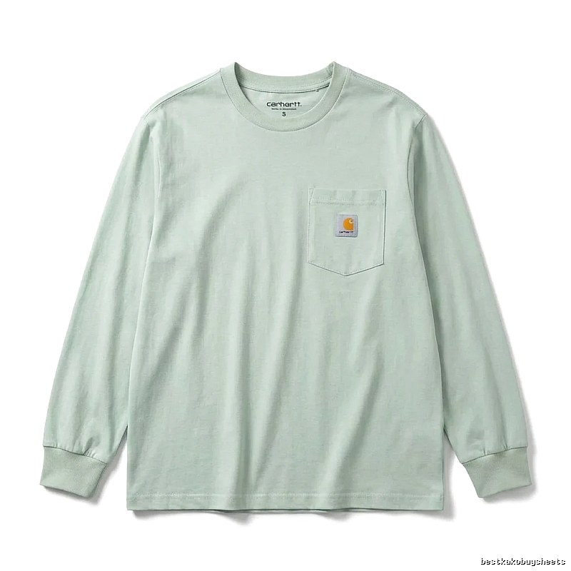 Carhartt basic simple style light green sweatshirt