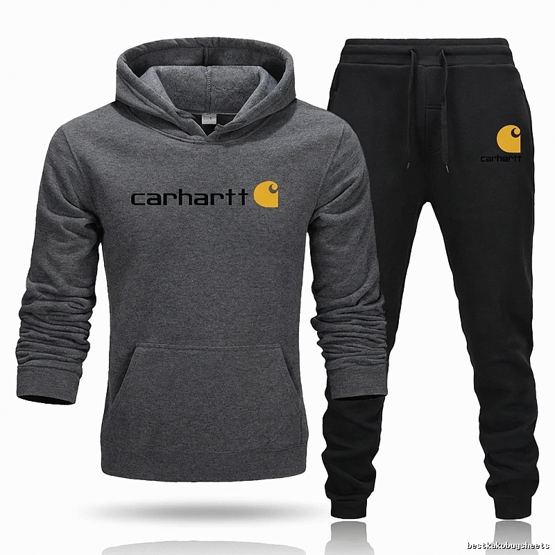 Carhartt Casual Gray-Black Sportswear Set