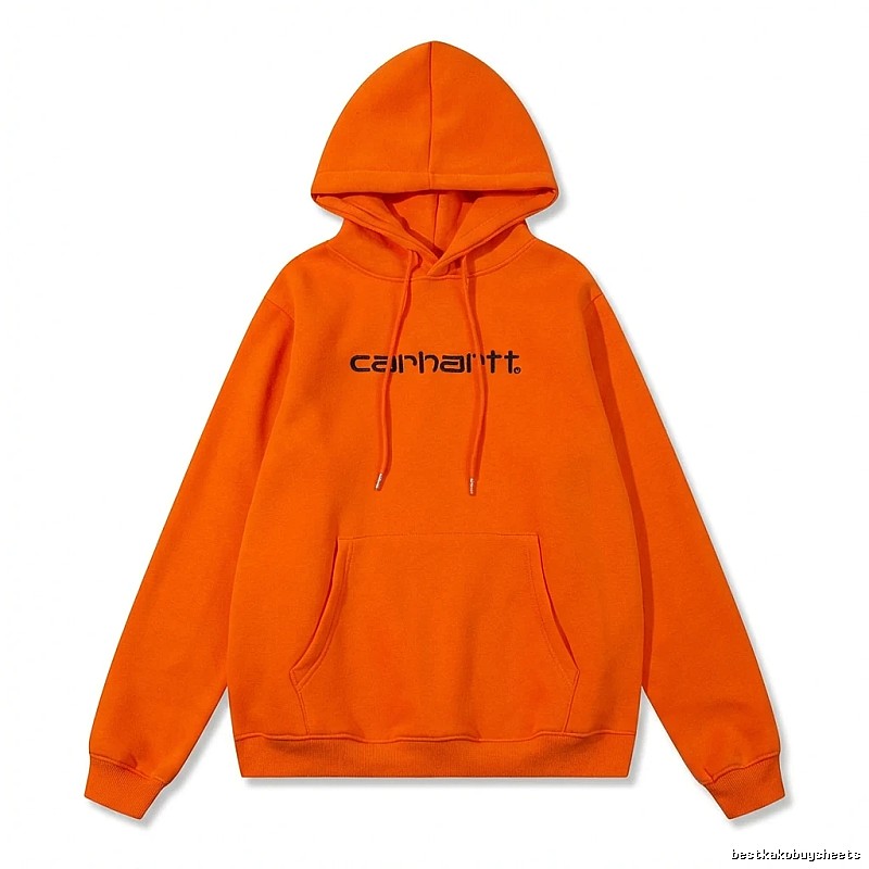 Carhartt orange minimalist style sweatshirt