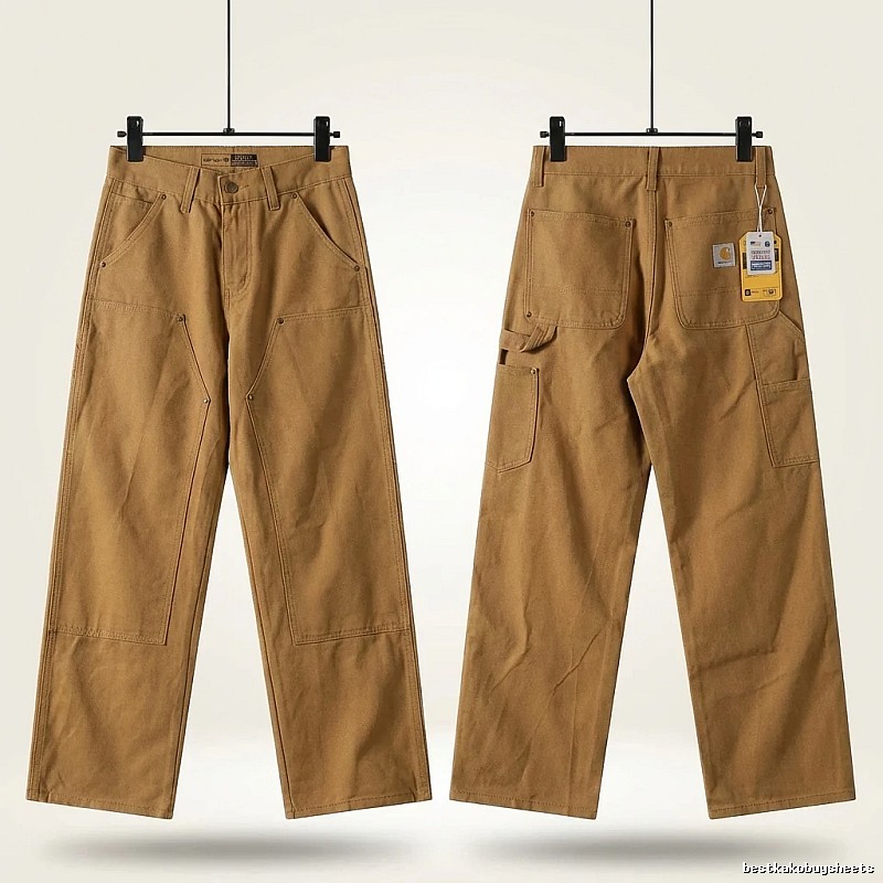 Carhartt retro-style khaki work pants