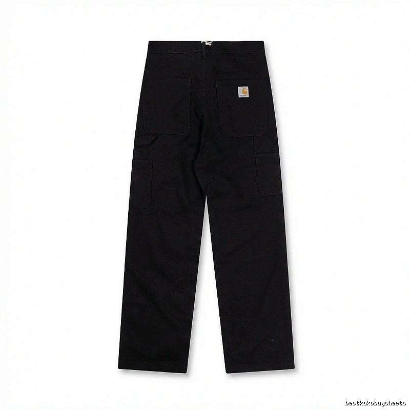 Carhartt workwear style black long trousers