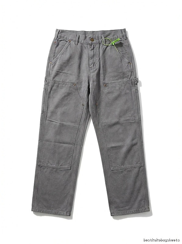 Carhartt workwear style cement gray long pants