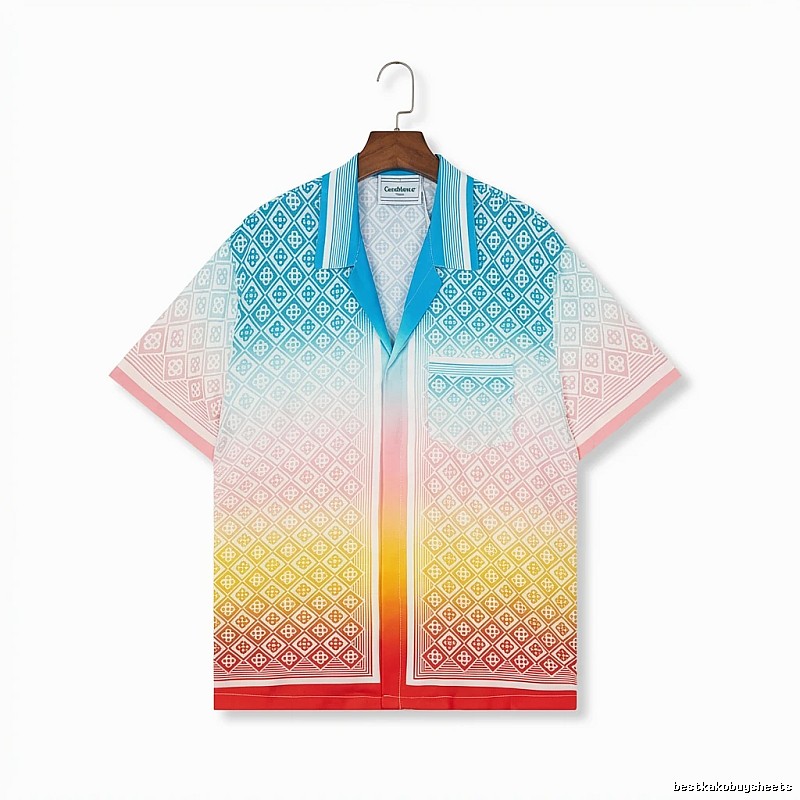 Casablanca Gradient Style Printed Shirt