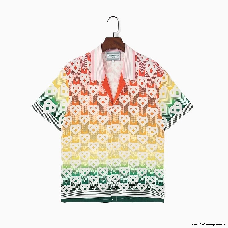 Casablanca Rainbow Gradient Style Shirt