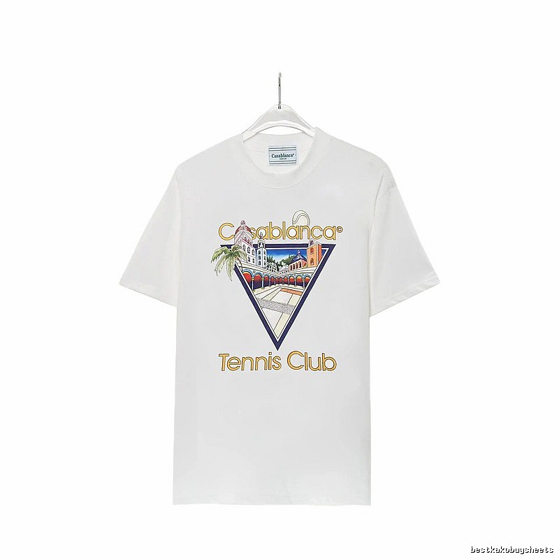 Casablanca retro style white T-shirt