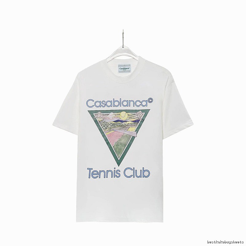 Casablanca Tennis Club Wind White T-shirt