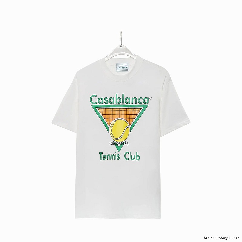 Casablanca Tennis Style White T-shirt