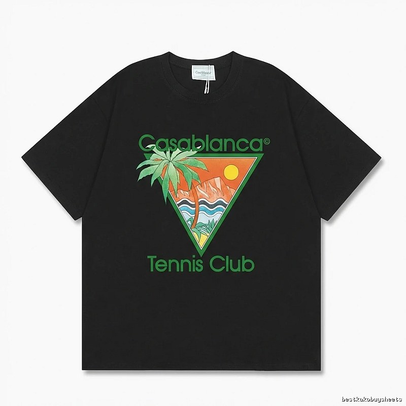 Casablanca Tropical Style Black T-shirt