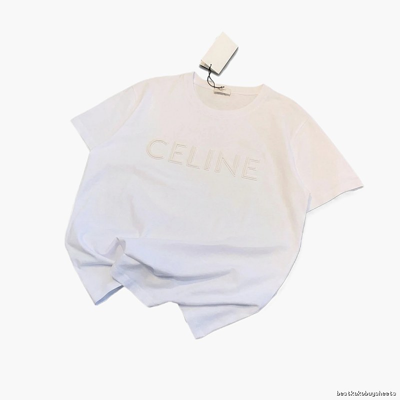 CELINE minimalist style white T-shirt