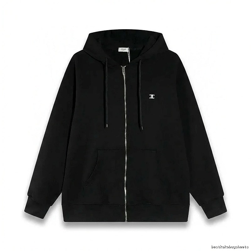 CELINE's classic black hoodie