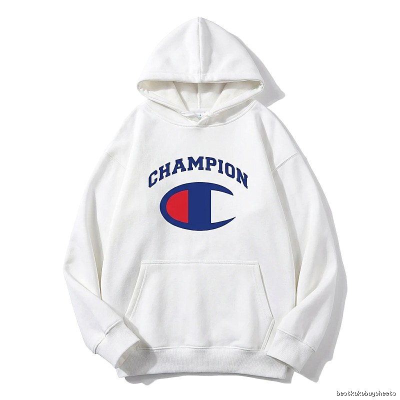 Champion classic white hoodie.