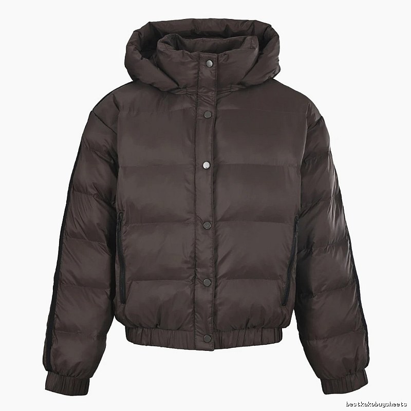 Chocolate Brown Hooded Puffer Jacket - Independent Style Winter
