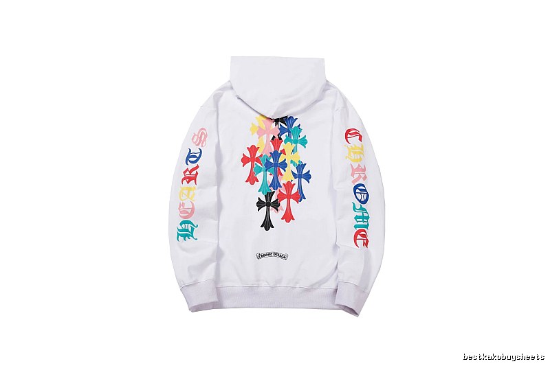 Chrome Hearts 2088-39 White Cross Graphic Hoodie City Outfit