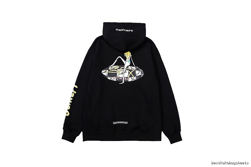 Chrome Hearts 2088-85 Black Cross Graphic Hoodie Fan Wear