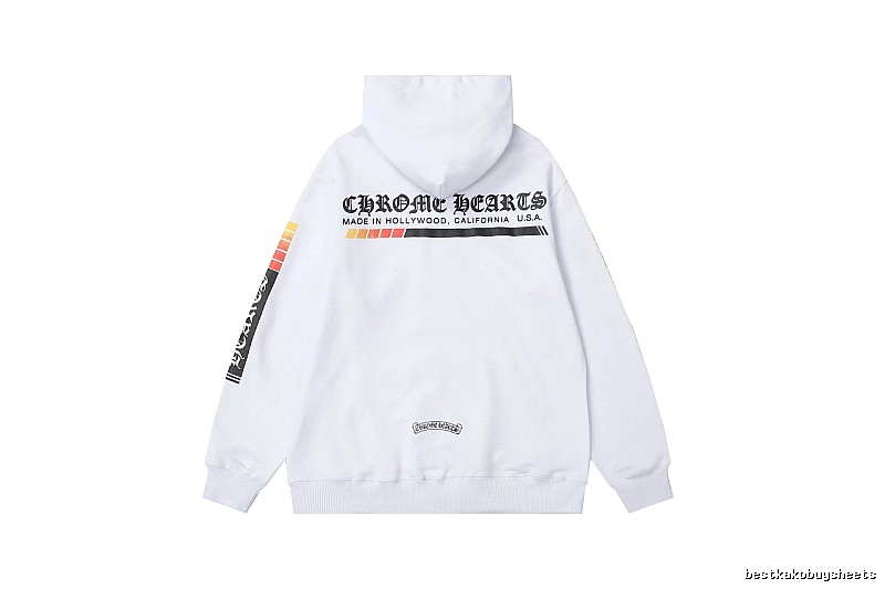 Chrome Hearts 2089-36 White Cross Graphic Hoodie Smart Casual