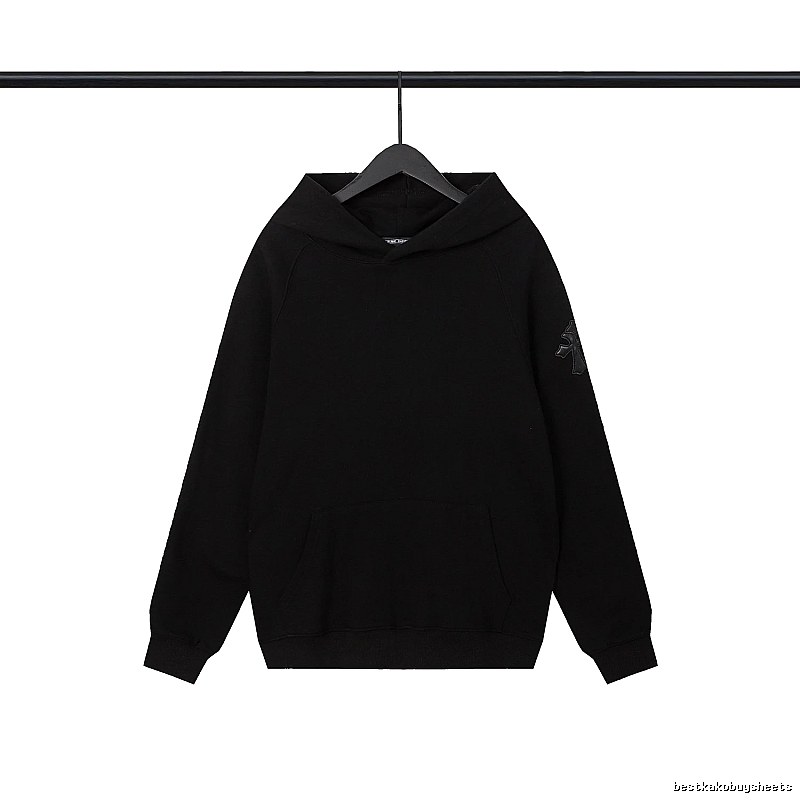 Chrome Hearts 2089-83 Black Cross Graphic Hoodie Active Casual