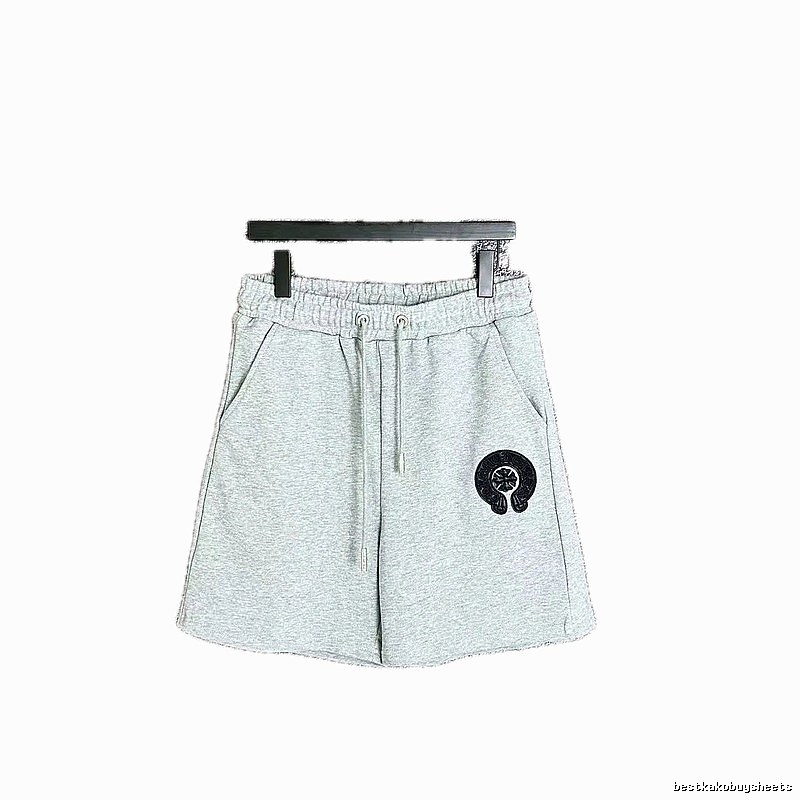 Chrome Hearts casual light gray shorts