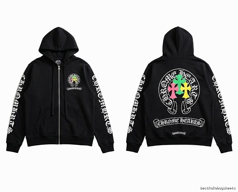 Chrome Hearts Colorful Retro Style Sweatshirt